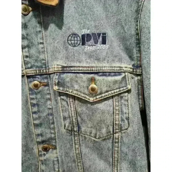 Men's Vintage Dunbrooke Upstream Denim Jean Jacket Medium EUC - Picture 5 of 9